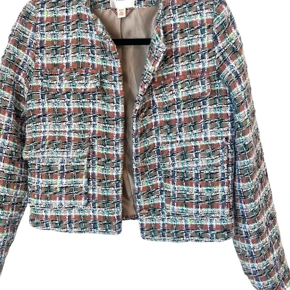 Anthropologie Autres Filles Tweed Jacket with Jewel Buttons- Size XS - Picture 9 of 15
